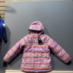 The Children's Place Girls Long‎ Sleeve Print 3 In 1 Jacket Sz M Brand New